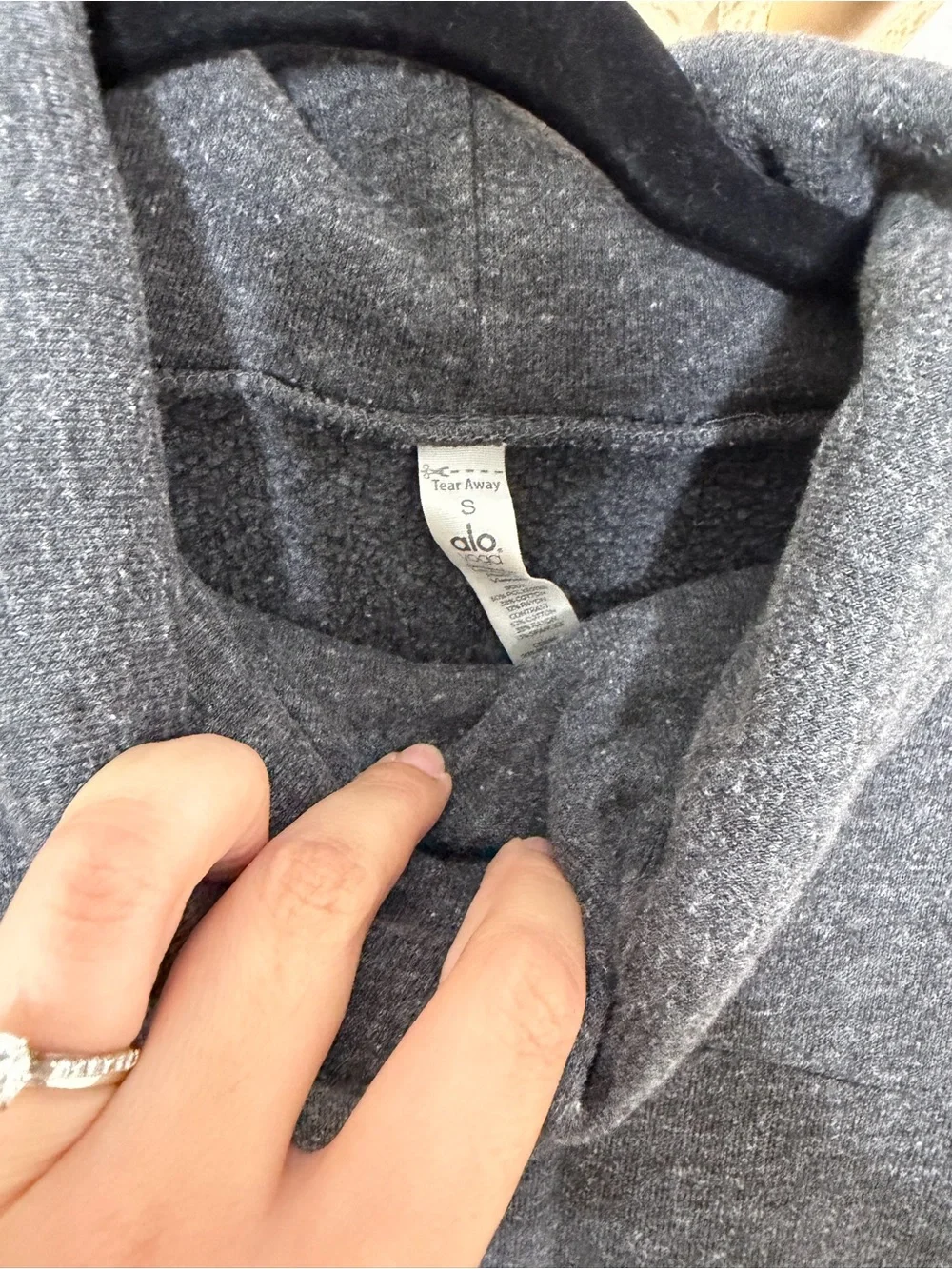 Alo Yoga Haze Cowl Neck Sweater Sz S